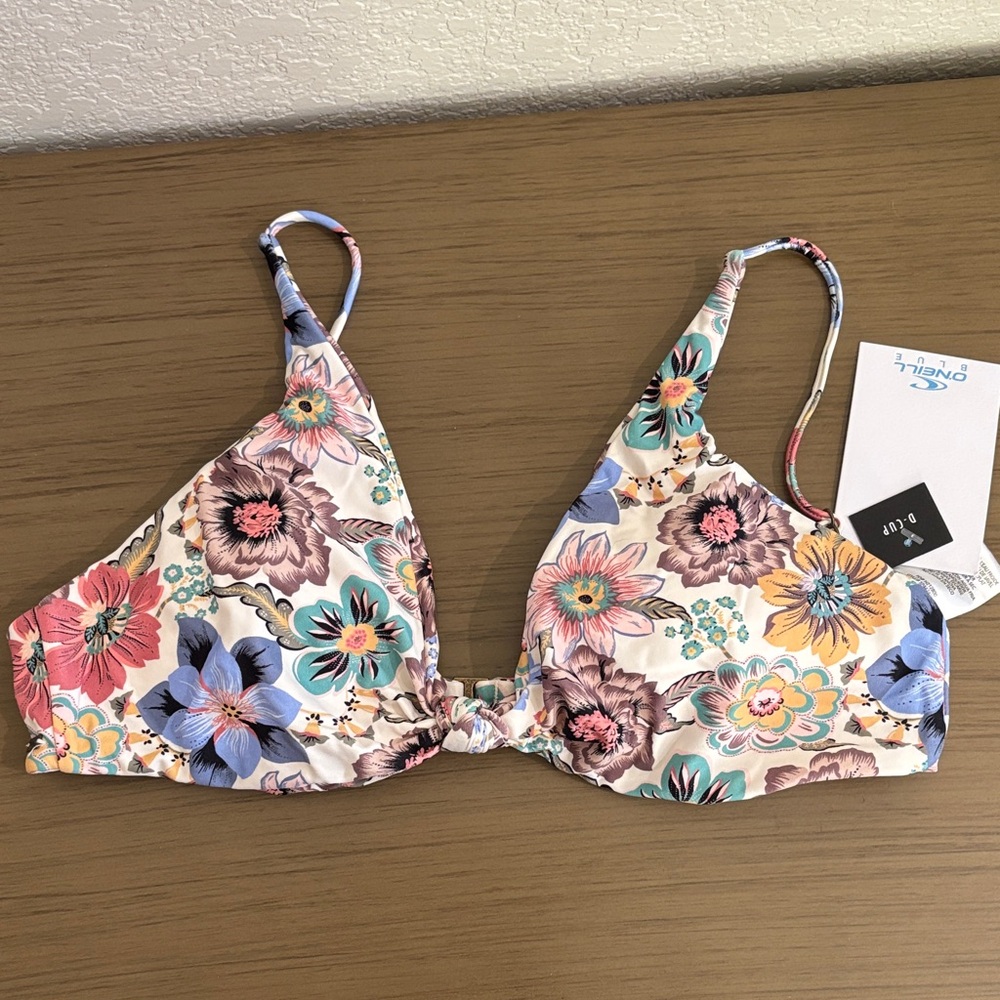 O'Neill Multicolor Floral Bikini Top - Picture 3 of 6